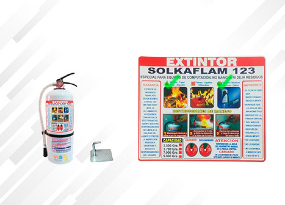 Extintor Solkaflam 2.500 grs